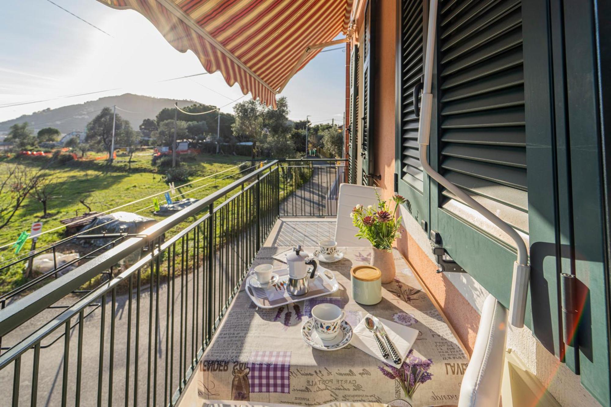 238 - Casa Al Ma, Vista Mare, Pace E Natura - Parcheggio Gratis Incluso Sestri Levante Kültér fotó