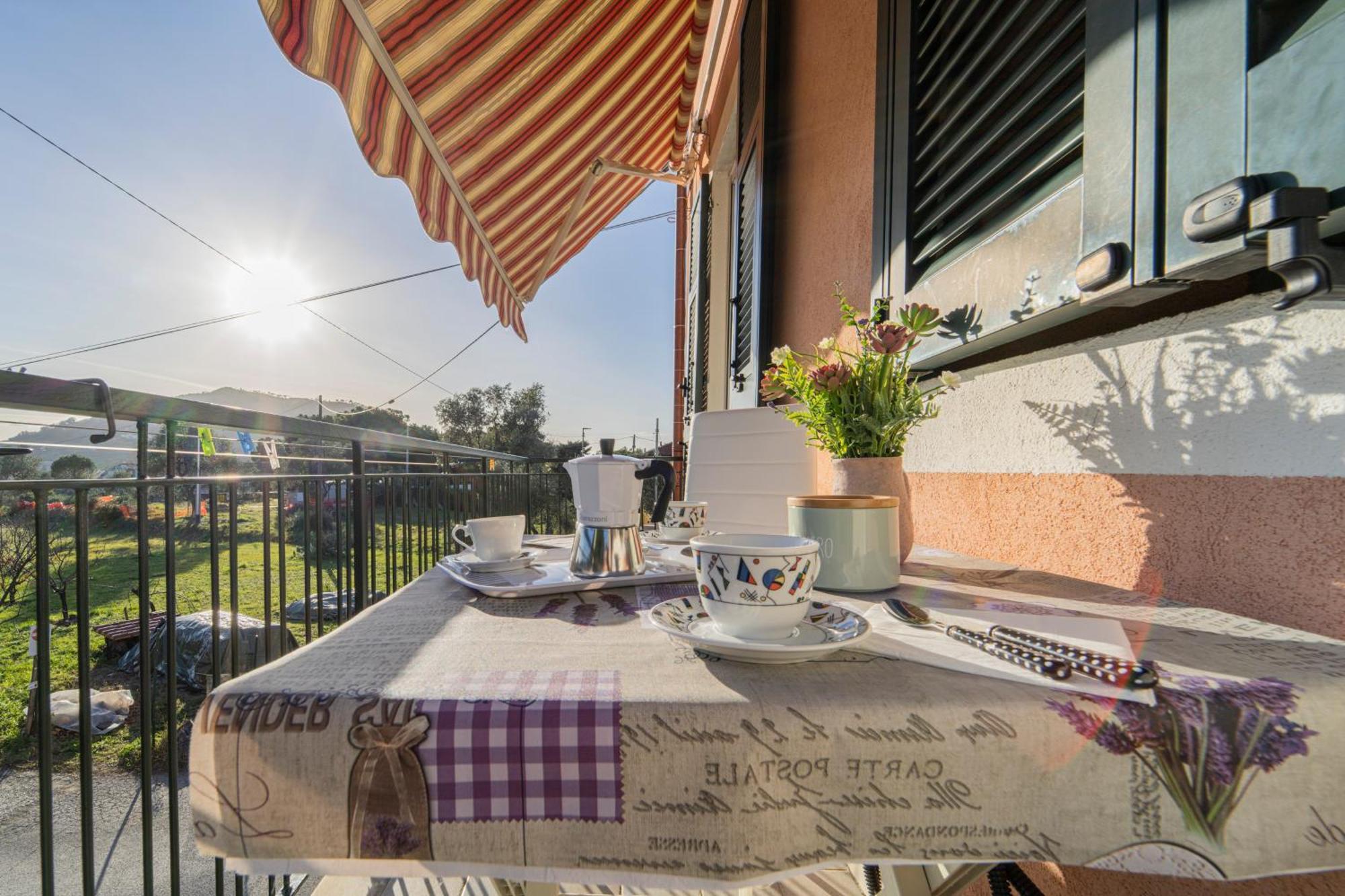 238 - Casa Al Ma, Vista Mare, Pace E Natura - Parcheggio Gratis Incluso Sestri Levante Kültér fotó